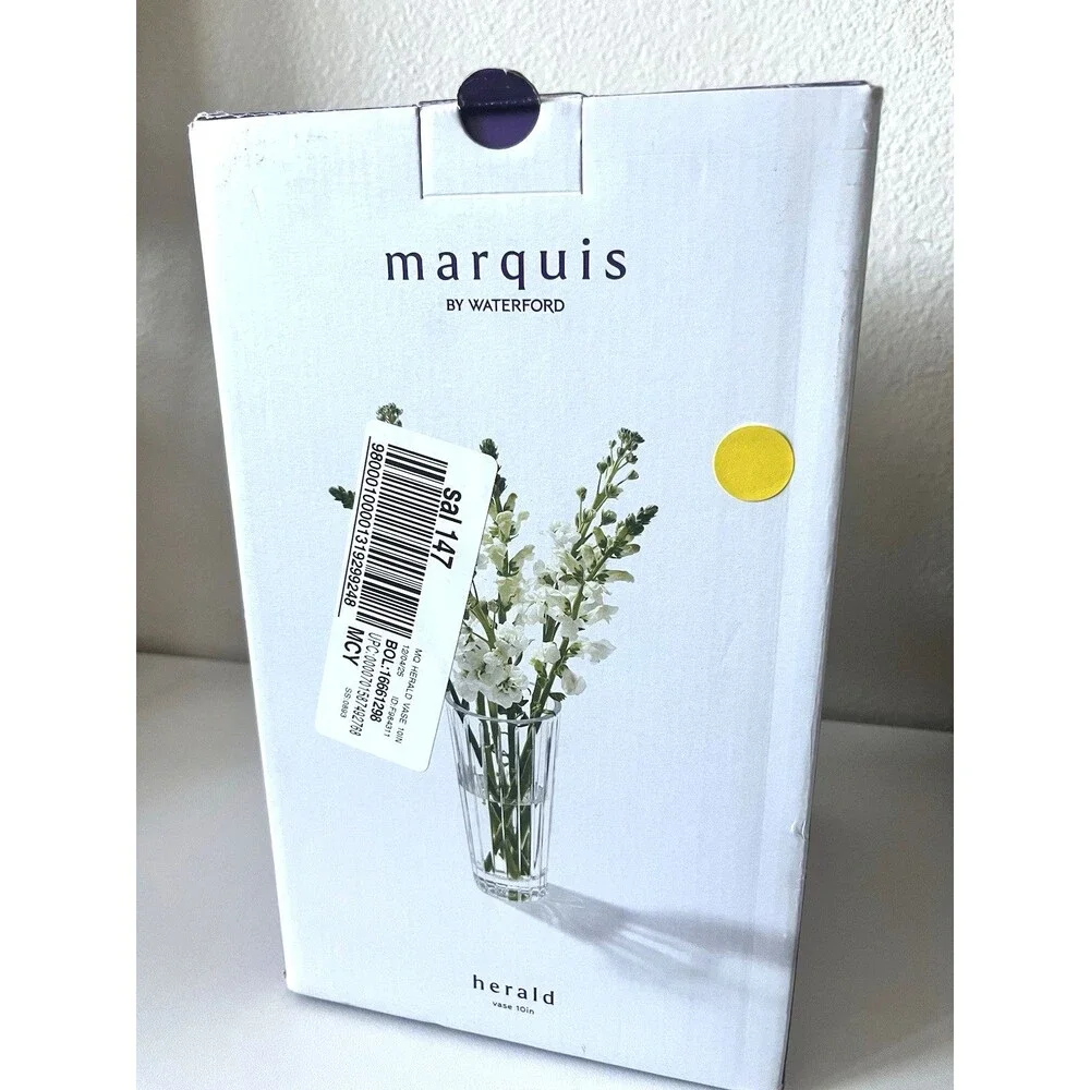 Marquis by Waterford Herald Crystal Vase 10